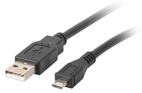Lanberg CA-USBM-10CC-0010-BK - 1 m - Micro-USB B - USB A - USB 2.0 - 0,48 Gbit/s - Schwarz