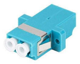 Lanberg Fiber Optic Adapter MM LC/UPC DUPLEX OM3 - Adapter - Multimode-Faser