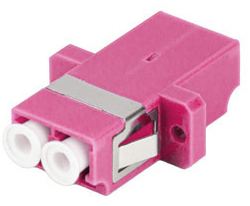 Lanberg Fiber Optic Adapter MM LC/UPC DUPLEX OM4 - Adapter - Multimode-Faser von LumaTech