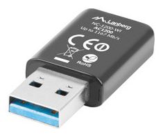 Lanberg NC-1200-WI - Kabellos - USB - WLAN - 5000 Mbit/s - Schwarz von LumaTech