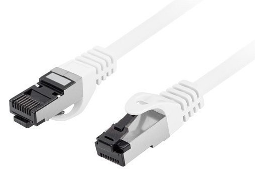 Lanberg Patchkabel CAT.8.1 S/FTP LSZH CU Fluke Zert. wß - Kabel - Netzwerk