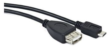 Lanberg USB Micro M ->USB-A F 2.0 Kabel OTG sw OEM - - Digital/Daten - Kabel - Digital/Daten von LumaTech