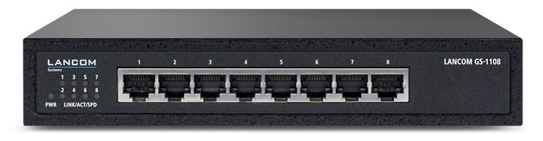 Lancom GS-1108 - Switch - 8 x 10/100/1000 - Desktop
