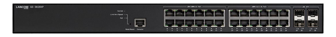 Lancom GS-3628XP Managed L3-Lite Multi-Gbit PoE Access Switch - Switch - 164 Gbps