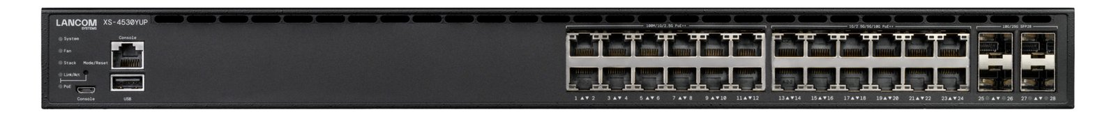 Lancom XS-4530YUP Stackable Managed L3 Multi-Gig-Switch - Switch