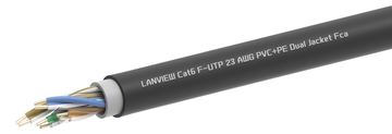 Lanview CAT6 F/UTP PVC+PE Dual Jacket solid cable 305m - Kabel - CAT 6 (LVN-CAT6PE-2FUTP-305M) - Kabel - Netzwerk von LumaTech