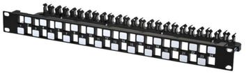 Lanview LVN127597 - RJ-45 - Cat5e - Schwarz - Stahl - Rackeinbau - 1U von LumaTech