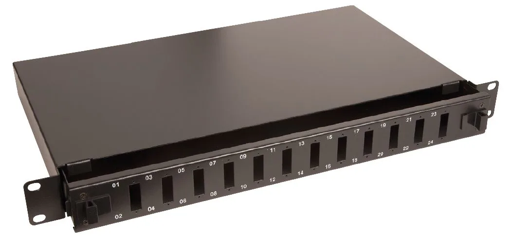 Lanview LVO231551 - SC/LC - LC - Schwarz - Stahl - Rackeinbau - 1U, Ansicht 2
