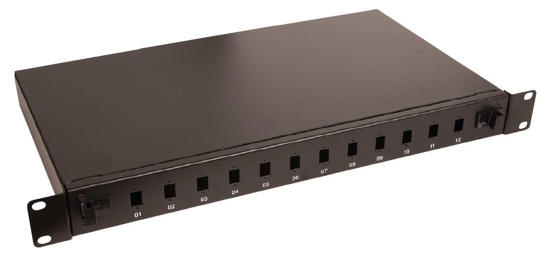 Lanview LVO231553 - SC/LC - LC - Schwarz - Stahl - Rackeinbau - 1U