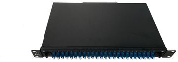 Lanview LVO233845 - 24 x LC - LC - Schwarz - Stahl - Rackeinbau - 1U von LumaTech