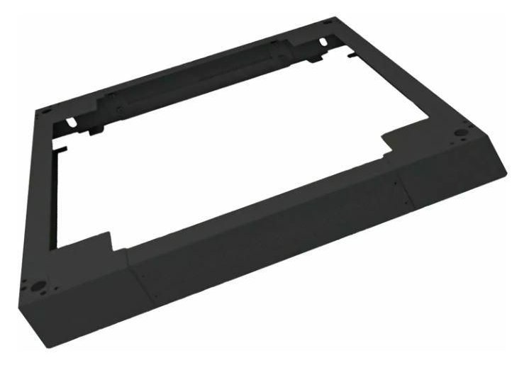 Lanview LVR248250 - Regal-Sockel - Schwarz - Stahl - 19 Zoll - 48,3 cm (19 Zoll) - 800 mm