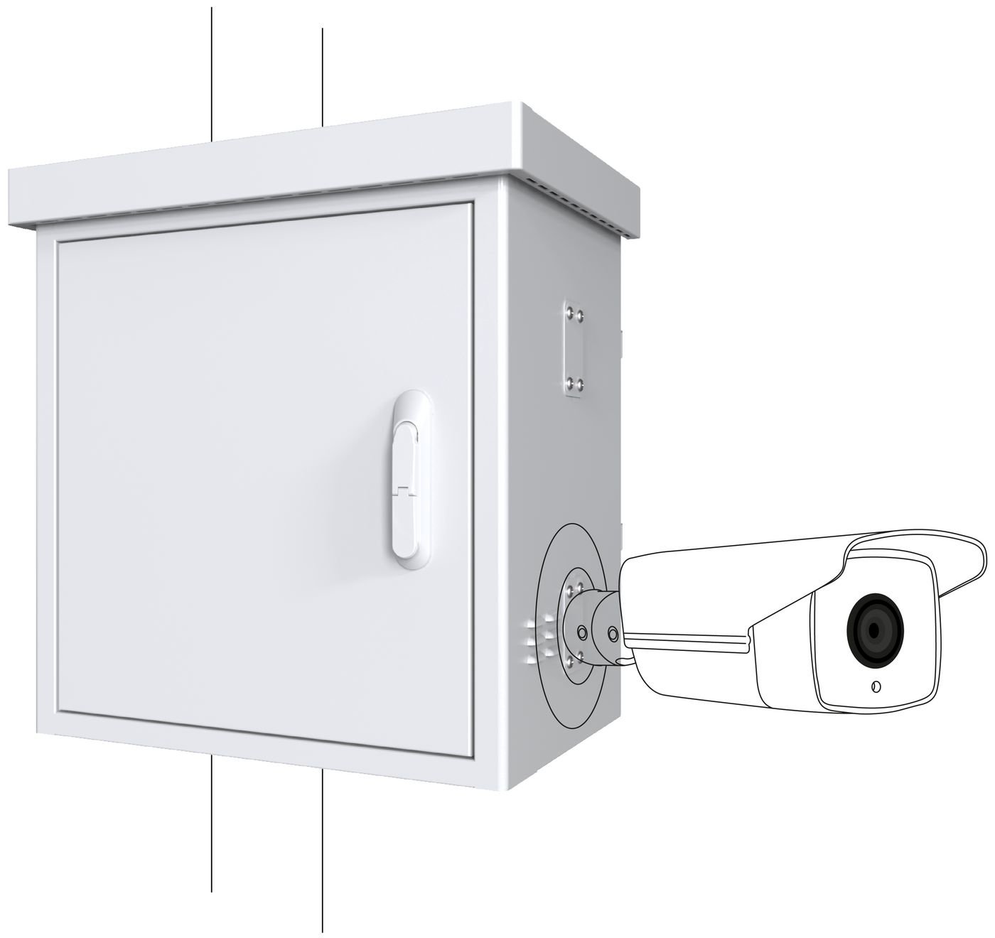 Lanview RCCTV003 - 0U - 20 kg - Weiß