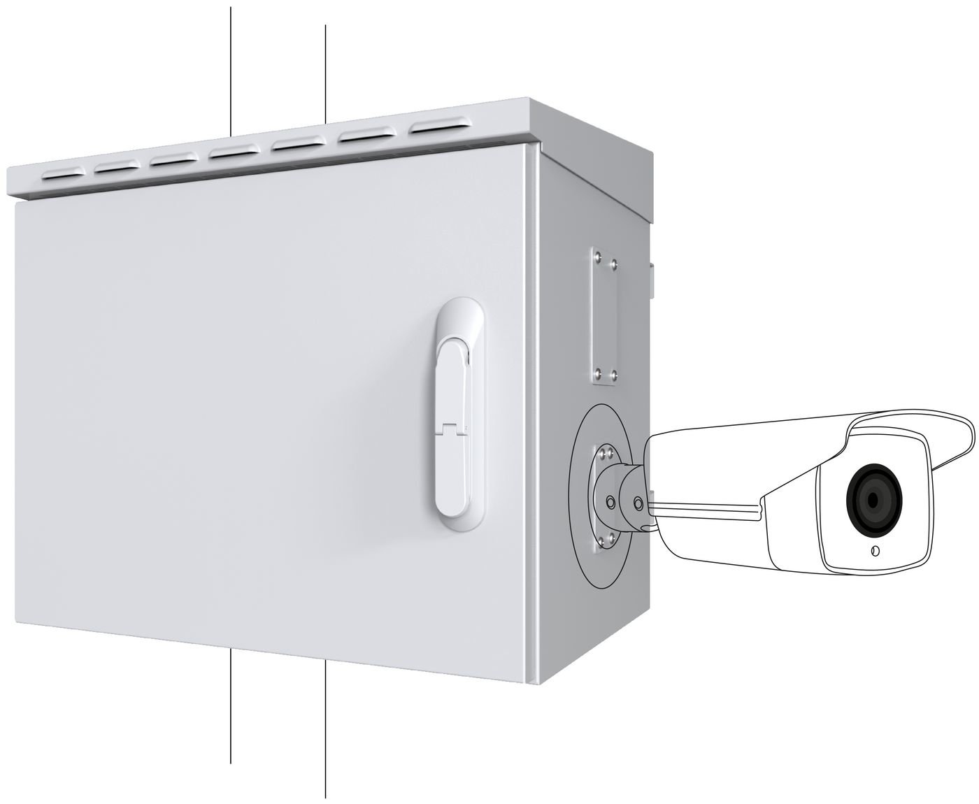 Lanview RCCTV005 - 0U - 29 kg - Weiß