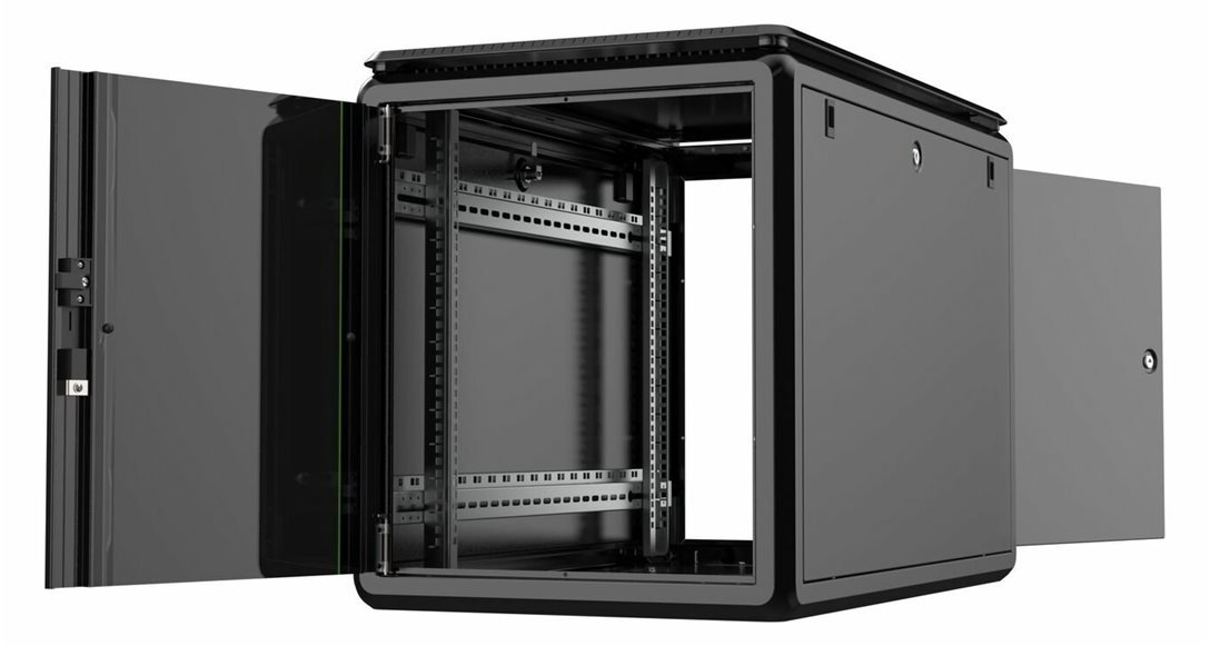 Lanview RDL12U61BL - 12U - 600 kg - 44,5 kg - Schwarz