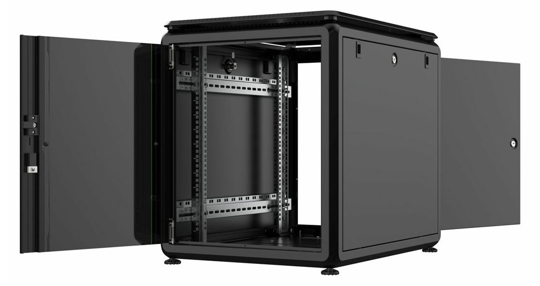 Lanview RDL12U68BL - 12U - 600 kg - 35 kg - Schwarz
