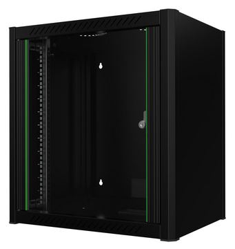 Lanview RWM12U45BL - Wandmontiertes Regal - 12U - 24 kg - Schwarz von LumaTech