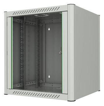 Lanview RWM12U56WH - Wandmontiertes Regal - 12U - 25,6 kg - Weiß von LumaTech