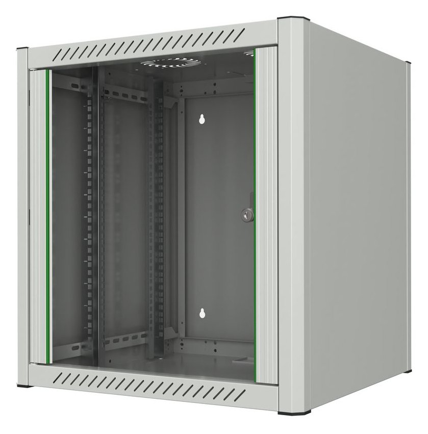Lanview RWM12U56WH - Wandmontiertes Regal - 12U - 25,6 kg - Weiß