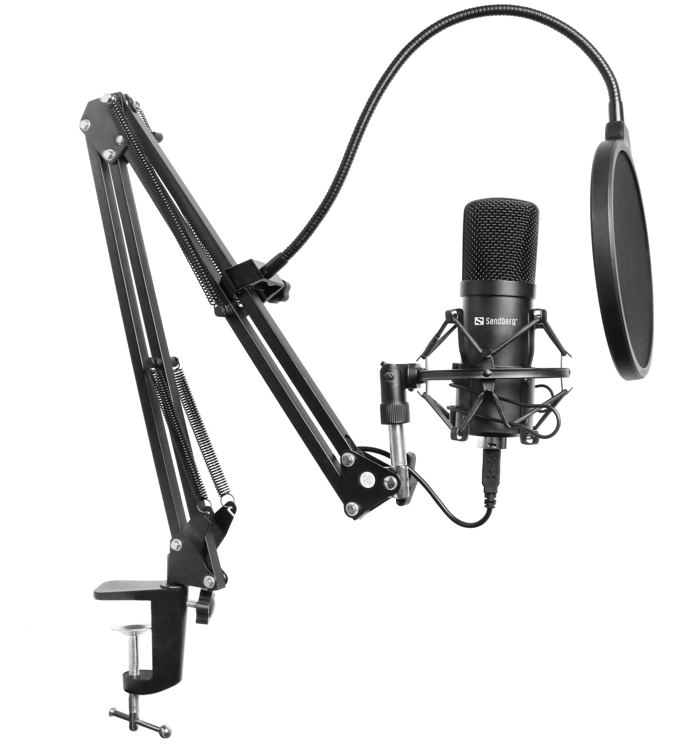 SANDBERG Streamer USB Microphone Kit