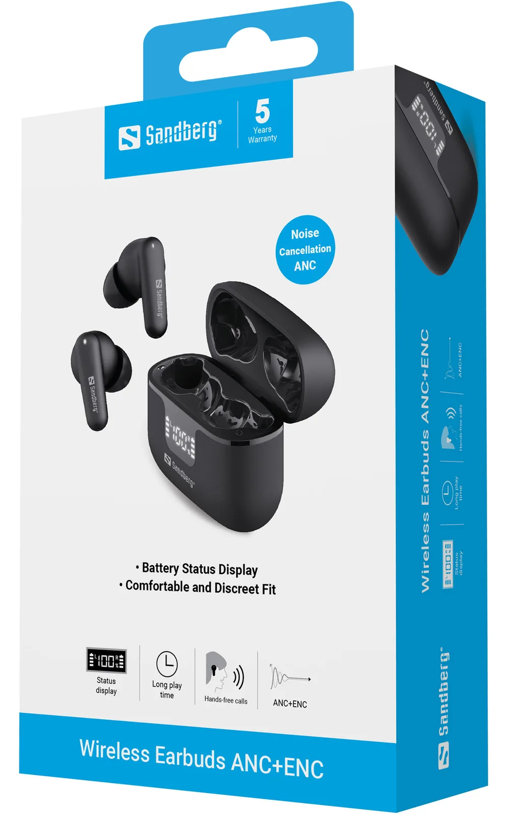 SANDBERG True Wireless-Kopfhörer mit Mikrofon, Ansicht 2