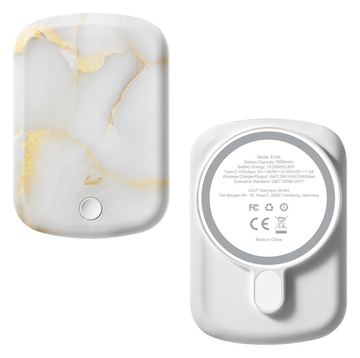 Laut International Power CHARGE White Marble Powerbank comp.with MagSafe von LumaTech