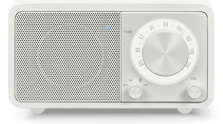 Sangean Electronics Electronics WR-7 Genuine Mini Tischradio UKW Bluetooth wiederaufladbar