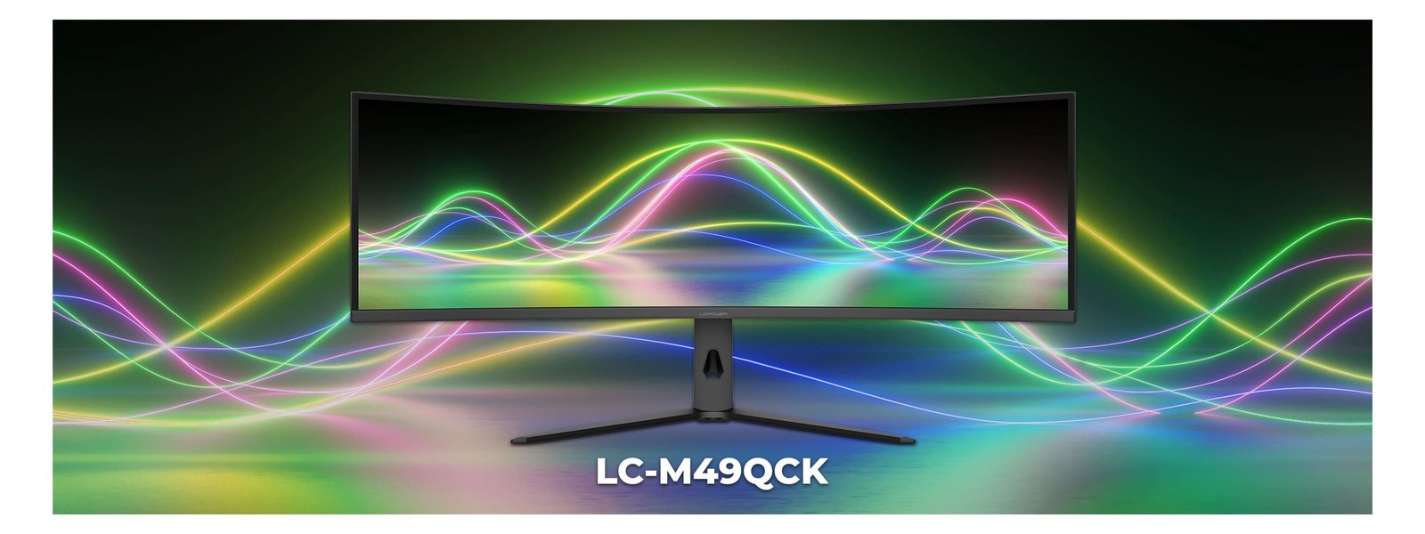 LC-Power 49 LC-M49QCK Curved VA+DP+2xHDMI - Flachbildschirm (TFT/LCD) - 124,5 cm