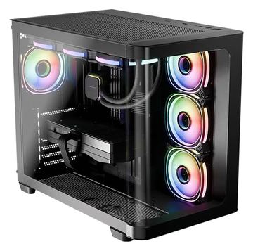 LC-Power Geh Midi ATX 8001B Pro-Storm Dark o.N. - Midi/Minitower - ATX von LumaTech