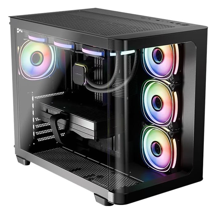 LC-Power Geh Midi ATX 8001B Pro-Storm Dark o.N. - Midi/Minitower - ATX