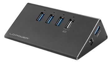 LC-Power LC-HUB-ALU-2B-4 - Hub - 3 x SuperSpeed USB 3.0 + 1 x SuperSpeed USB 3.0 (laden) von LumaTech