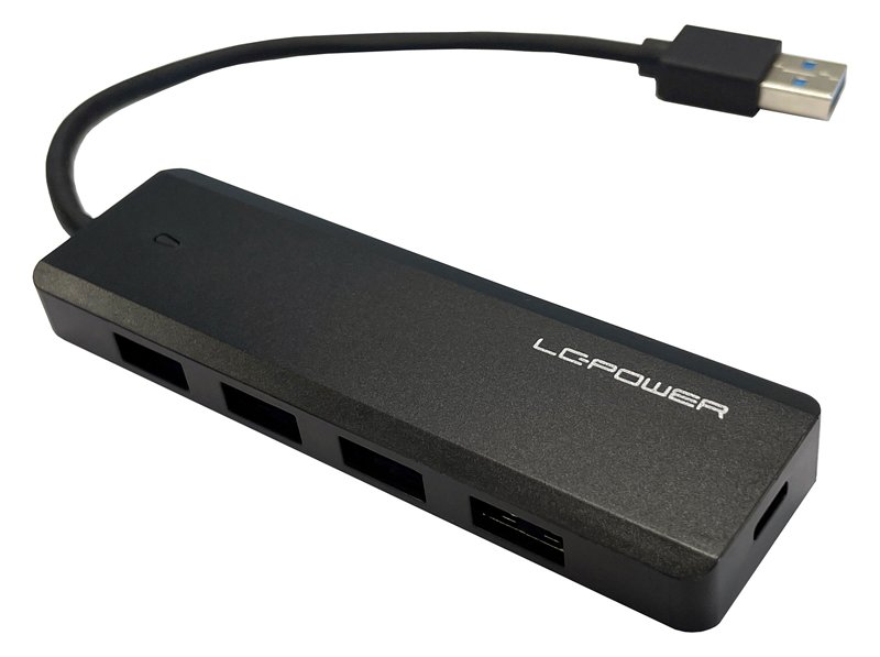 LC-Power LC-HUB-U3-4-V2 4xUSBA 1XUSB-C Black retail