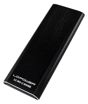 LC-Power LC-M2-C-NVME - SSD-Gehäuse - M.2 - M.2 - 10 Gbit/s - USB Anschluss - Schwarz von LumaTech