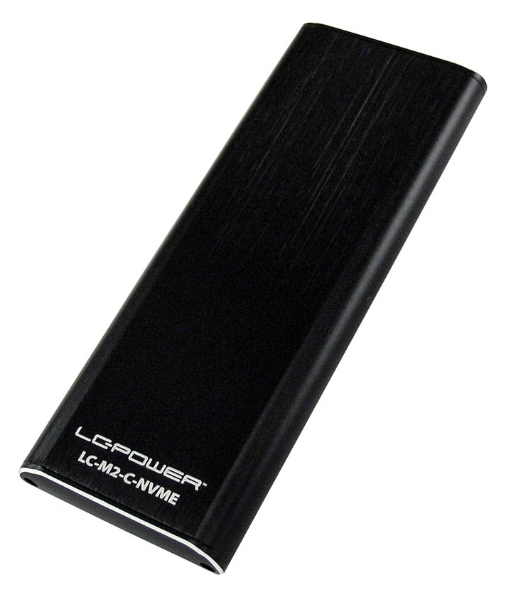 LC-Power LC-M2-C-NVME - SSD-Gehäuse - M.2 - M.2 - 10 Gbit/s - USB Anschluss - Schwarz