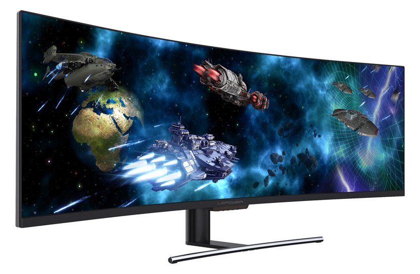 LC-Power LC-M49-DFHD-144-C-Q - QLED-Monitor - gebogen - 124.46 cm (49)
