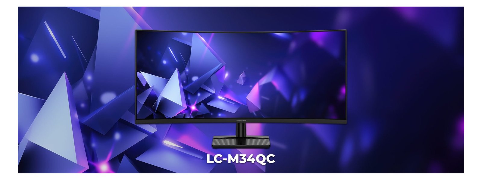 LC-Power Monitor LC-M34QCBildschirmdiagonale: 34 - Auflösung: 3440 x 1440 (UWQHD) - DisplayPort - HDMI - Curved