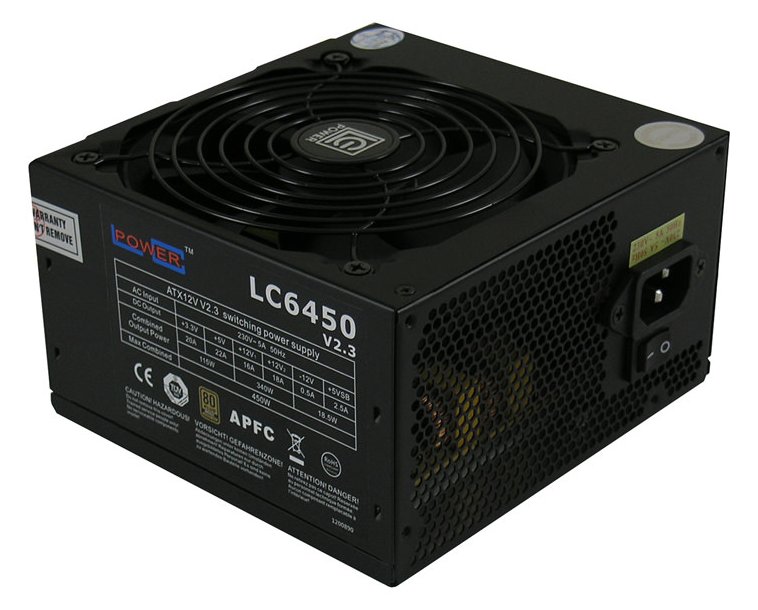 LC-Power Super Silent Series LC6450 V2.3 - Netzteil (intern)