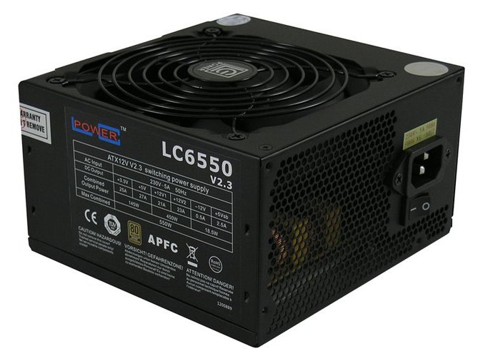 LC-Power Super Silent Series LC6550 V2.3 - Netzteil (intern)