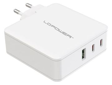 LC-Power USB Ladegerät 100W LC-GAN-100 2xUSB-C 1xUSB-A von LumaTech
