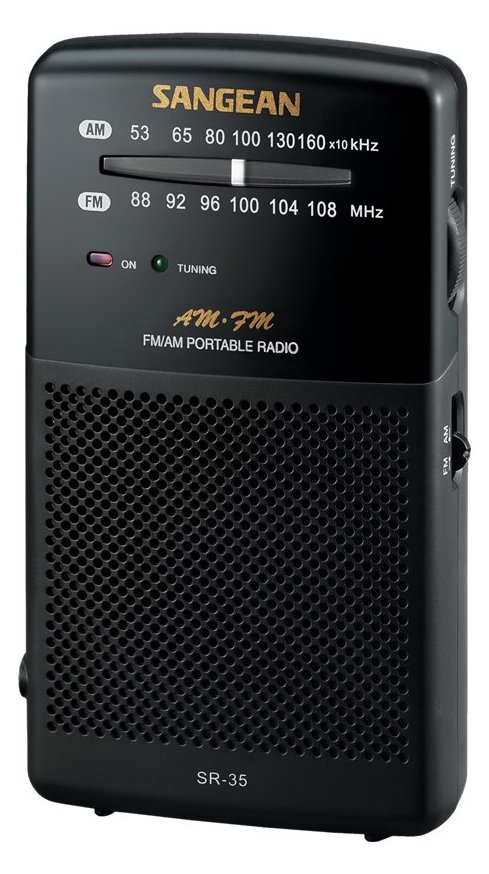 Sangean Electronics Sangean SR-35 - AM,FM - 87.5 - 108 MHz - 520 - 1710 kHz - 12 W - 8 Ohm - 6,35 mm (0.25 Zoll)