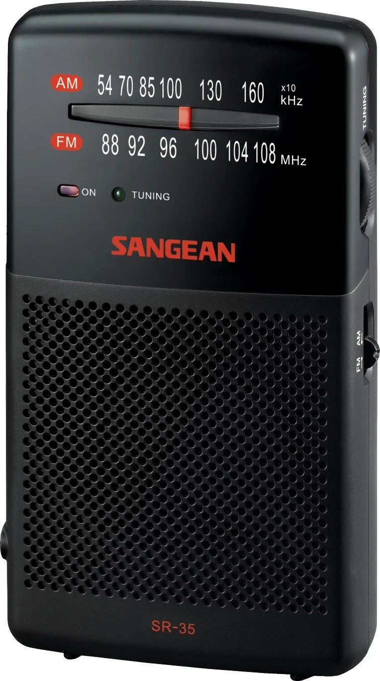 Sangean Electronics Sangean SR-35 - AM,FM - 87.5 - 108 MHz - 520 - 1710 kHz - 12 W - 8 Ohm - 6,35 mm (0.25 Zoll), Ansicht 3