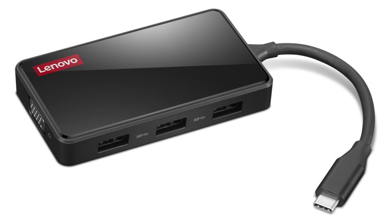 Lenovo 100 - Dockingstation - USB-C - VGA, HDMI