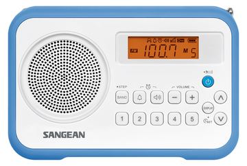 Sangean Electronics Sangean-PR-D18 - Radio - 1 Watt - weiß, Blau von LumaTech