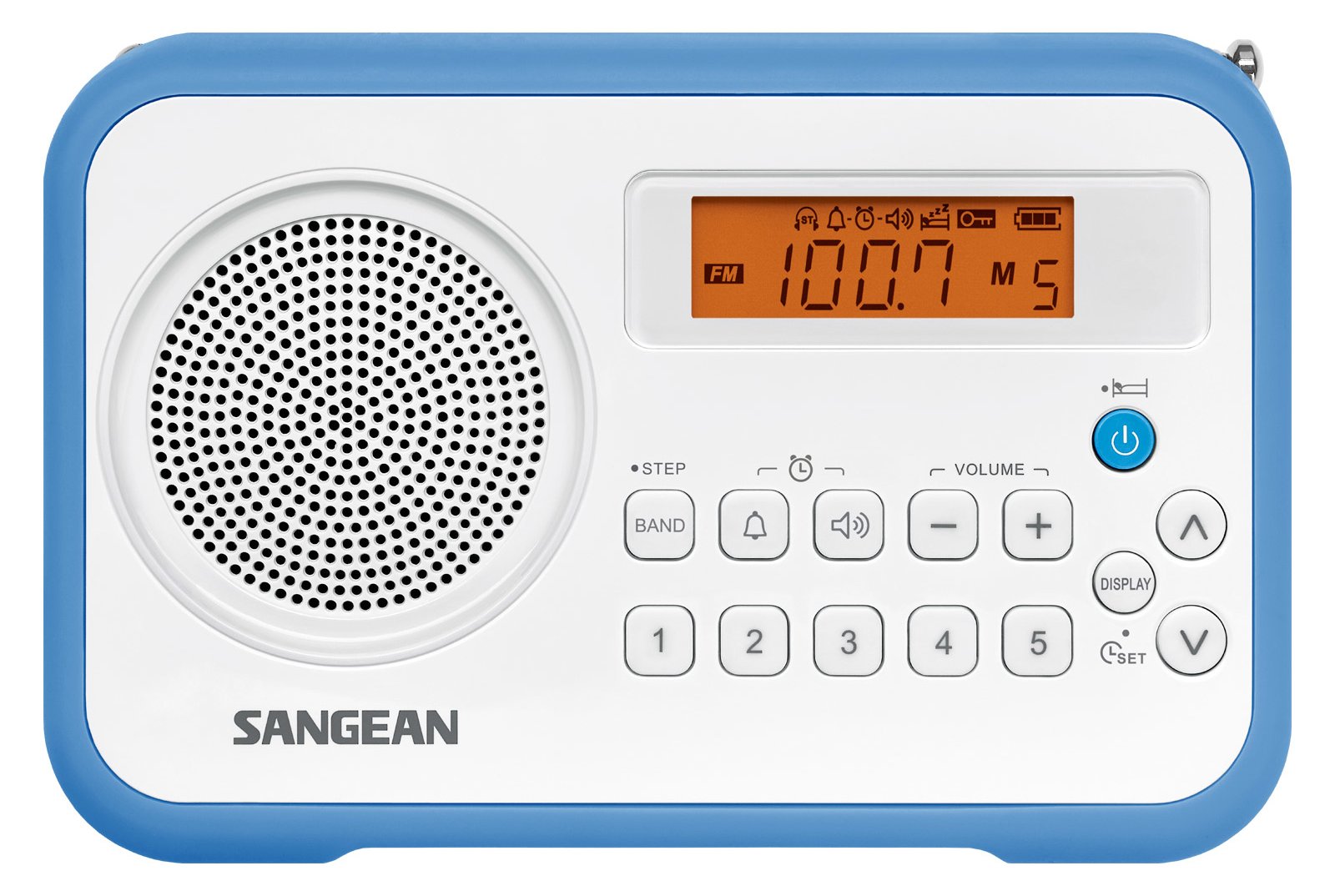 Sangean Electronics Sangean-PR-D18 - Radio - 1 Watt - weiß, Blau