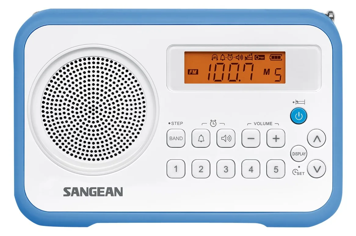 Sangean Electronics Sangean-PR-D18 - Radio - 1 Watt - weiß, Blau, Ansicht 2