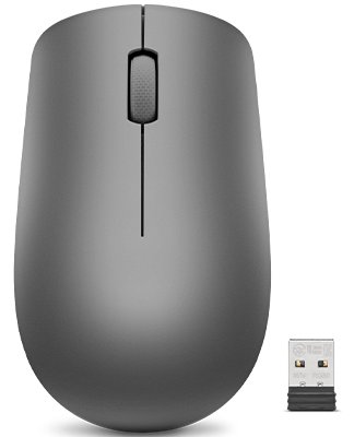 Lenovo 530 Wireless Mouse - Maus - rechts- und linkshändig - optisch - 3 Tasten - kabellos - 2.4 GHz