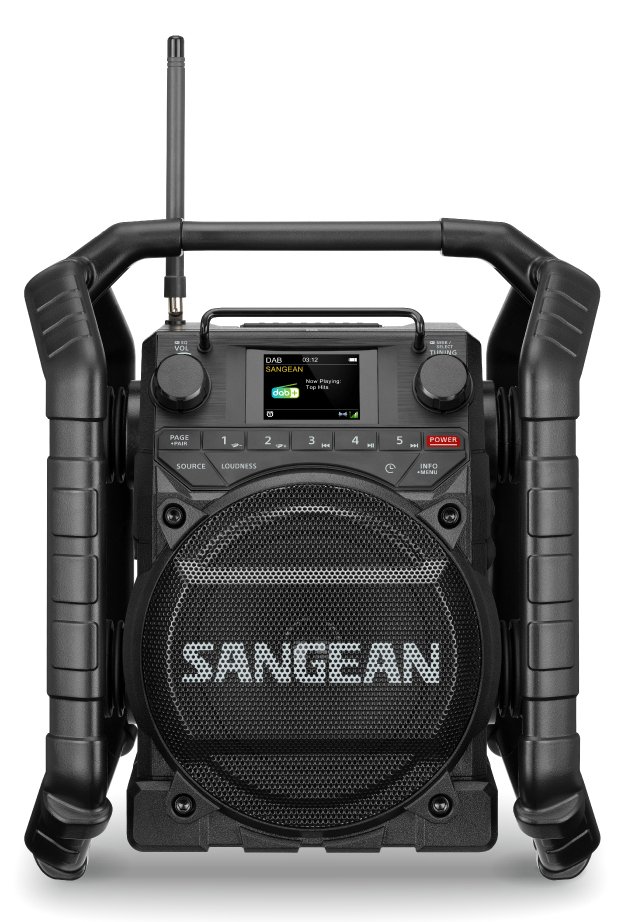 Sangean Electronics U-4X Baustellenradio DAB+ UKW Bluetooth USB AUX NFC