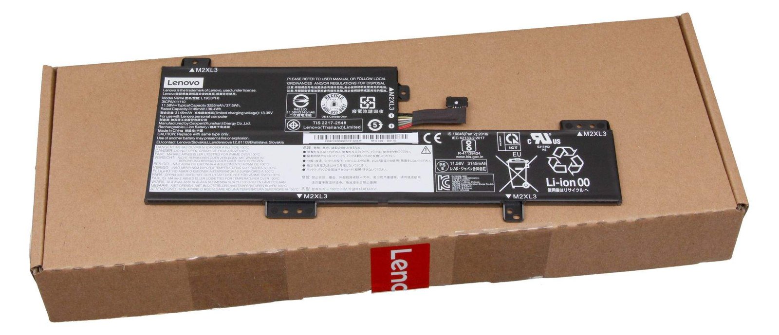 Lenovo 5B10X02593 Akku 37.5Wh Original - Batterie - 3.255 mAh