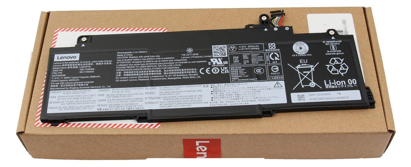 Lenovo 5B11H56406 - Batterie 4.998 mAh 11,61 V