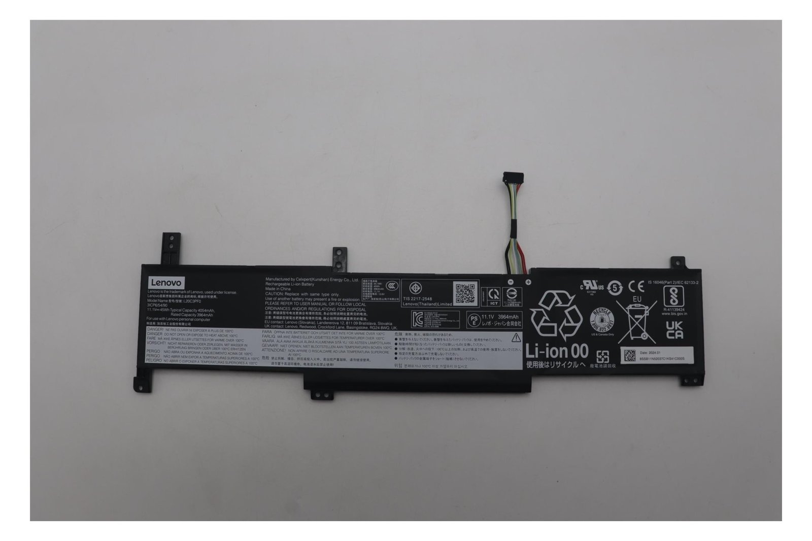 Lenovo 5B11N52029 Battery 45Wh Original - Batterie - 4.054 mAh