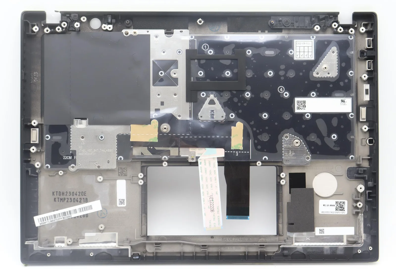 Lenovo 5M11L59507 - Cover + keyboard - Tastatur mit Hintergrundbeleuchtung - Lenovo - ThinkPad T14s Gen 4, Ansicht 2